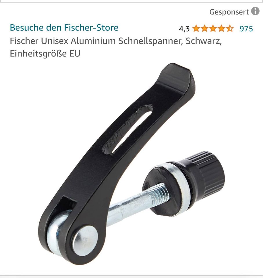 Schnellspanner für Sattel in Ahrensfelde