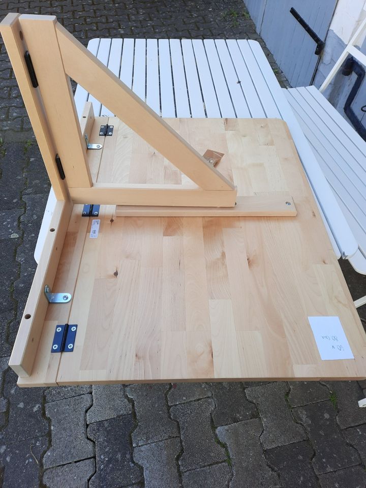 Wandklapptisch IKEA "Norbo" 79x59 cm Birke in Bad Endbach