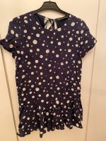 Zara Kleid blau gepunktet dots trafaluc M Bayern - Würzburg Vorschau