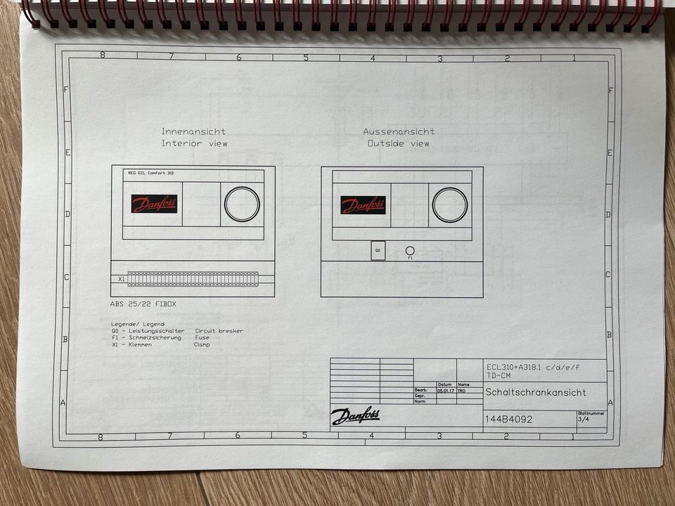 Danfoss elektronische Trinkwasserregelung - ECL Set APPL 318.c/d in Naila