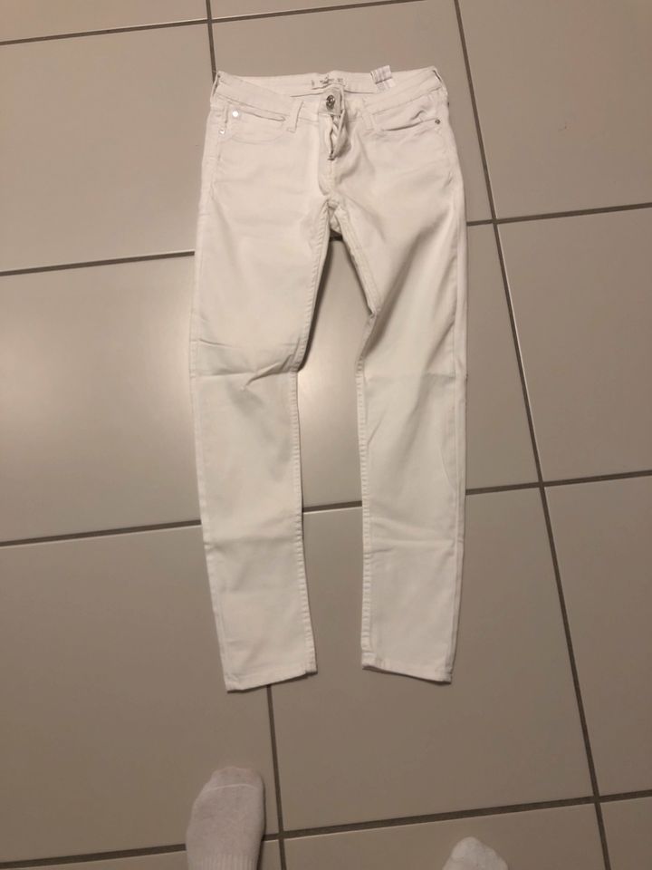 Mango Jeans weiß Größe 38 in Hochspeyer