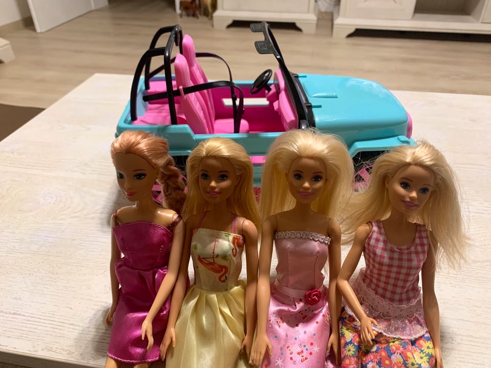 Barbie Sammlung plus Strandbuggy Auto Jeep in Bielefeld