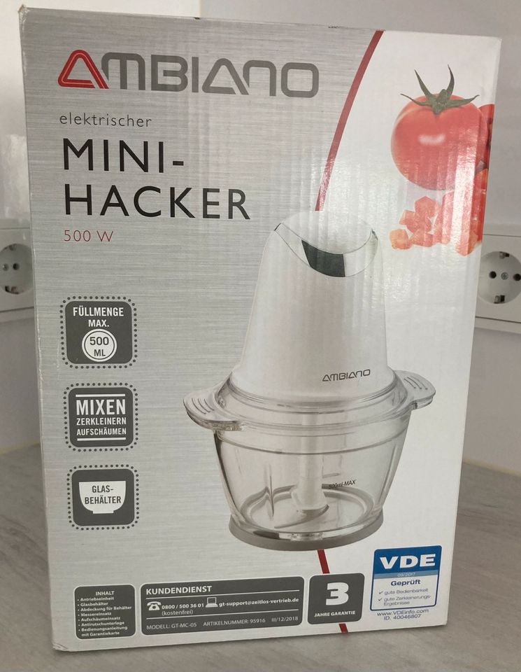 Elektrischer Mini-Hacker,  Mini - Hacker in Wunstorf