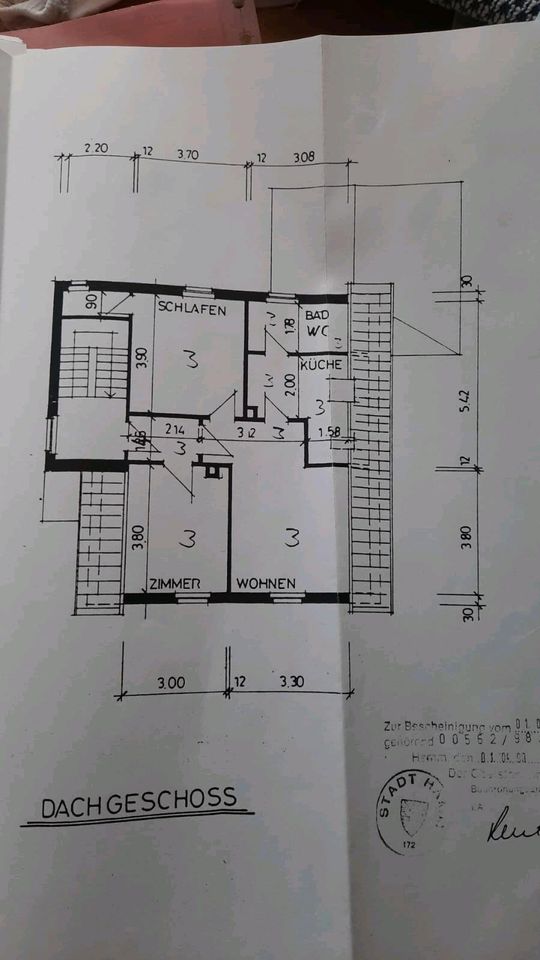 Schöne Wohnung mit 57m2 und Garage in Werne