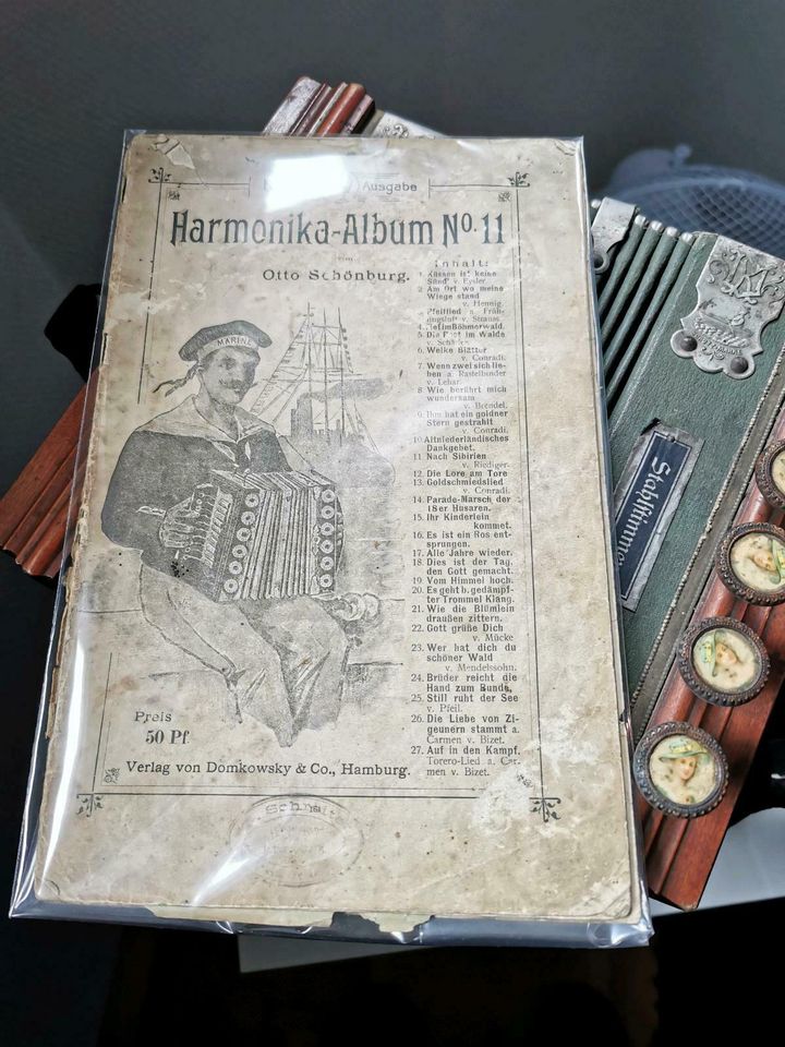 Antike Harmonika aus Sachsen... Akkordeon... Ca. 1920iger Jahre in Bayern -  Schonungen | Kunst und Antiquitäten gebraucht kaufen | eBay Kleinanzeigen  ist jetzt Kleinanzeigen