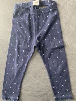 H&M Leggings, dunkelblau, Blümchen, Gr. 80 Bayern - Marktheidenfeld Vorschau