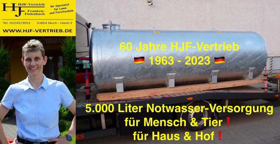 ⚠️ Weidefass / Wasserfässer verzinkt von 1.000 bis 6.000 Liter ⚠️ in Much
