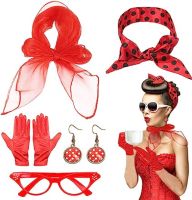 Rockabilly Accessoires Damen Rot, 50er Jahre Kleider Damen Baden-Württemberg - Marbach am Neckar Vorschau