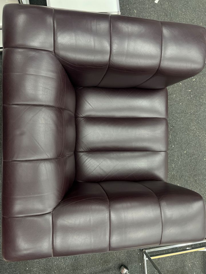 Original Rolls Royce Design-Sessel Lounge Stuhl Leder Bordeaux limitierte Rarität in Offenbach