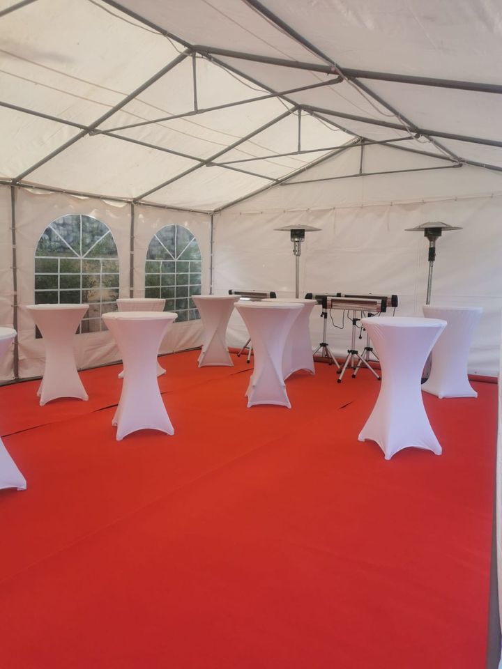 Partyzelt Verleih Pavillon Bierzeltgarnitur Heizung Hochzeitszelt in Eitorf