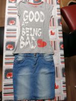 Jeansrock Janina Demin mit T-Shirt 36/38 Nordrhein-Westfalen - Rees Vorschau