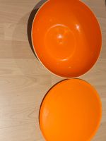 Tupperware Allegra Schüssel mit Deckel 3,5l weiß orange Nordrhein-Westfalen - Korschenbroich Vorschau