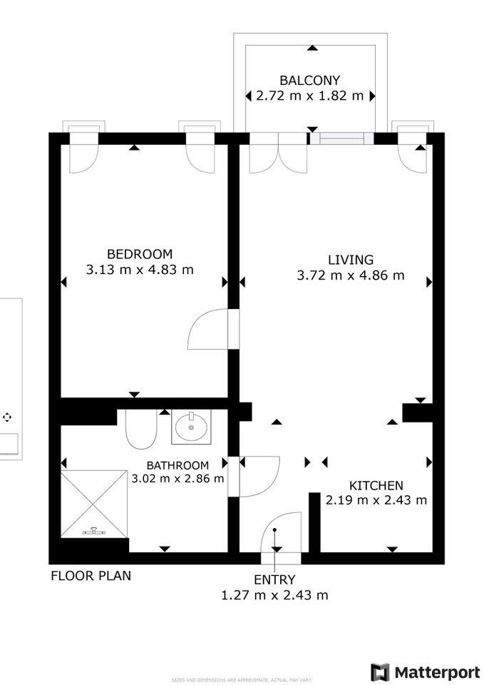 HEINRICHS: helle & moderne 2-Zimmerwohnung im 1. OG beim Steincenter in Freising mit Balkon in Freising