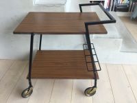 Vintage Mid Century Bar Trolley Barwagen Metall Teak String Hessen - Neu-Isenburg Vorschau