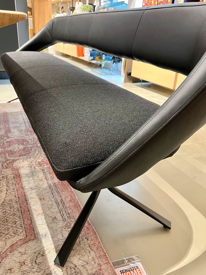 3 x Stühle und Bank Wimmer Linja NEU Stoff / Leder schwarz Stuhl in Ingolstadt