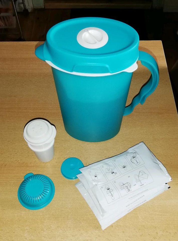 Tupperware eco Wasserfilter 2,1 Liter türkis in Lübbenau (Spreewald)