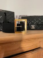 orig. Chanel Gürtel von Chanel Kostüm schwarz Leder Stoff gold Dortmund - Innenstadt-Ost Vorschau