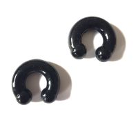 2 Stück Piercing Hufeisen Acryl schwarz 10 mm x 16 mm Niedersachsen - Uplengen Vorschau