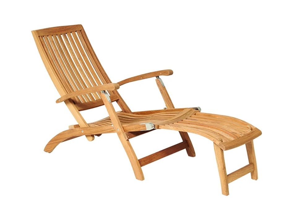 Traditional Teak Alexandra Deckchair Teakholz in Lindlar