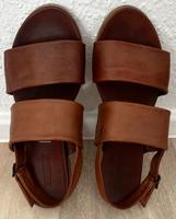 Damen Sandalen Gr. 41 Braun echt Leder Sachsen - Chemnitz Vorschau