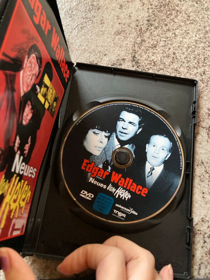 Edgar Wallace Box 5 DVD Krimi Hexer Verrätertor Rätselschloss in Ingolstadt