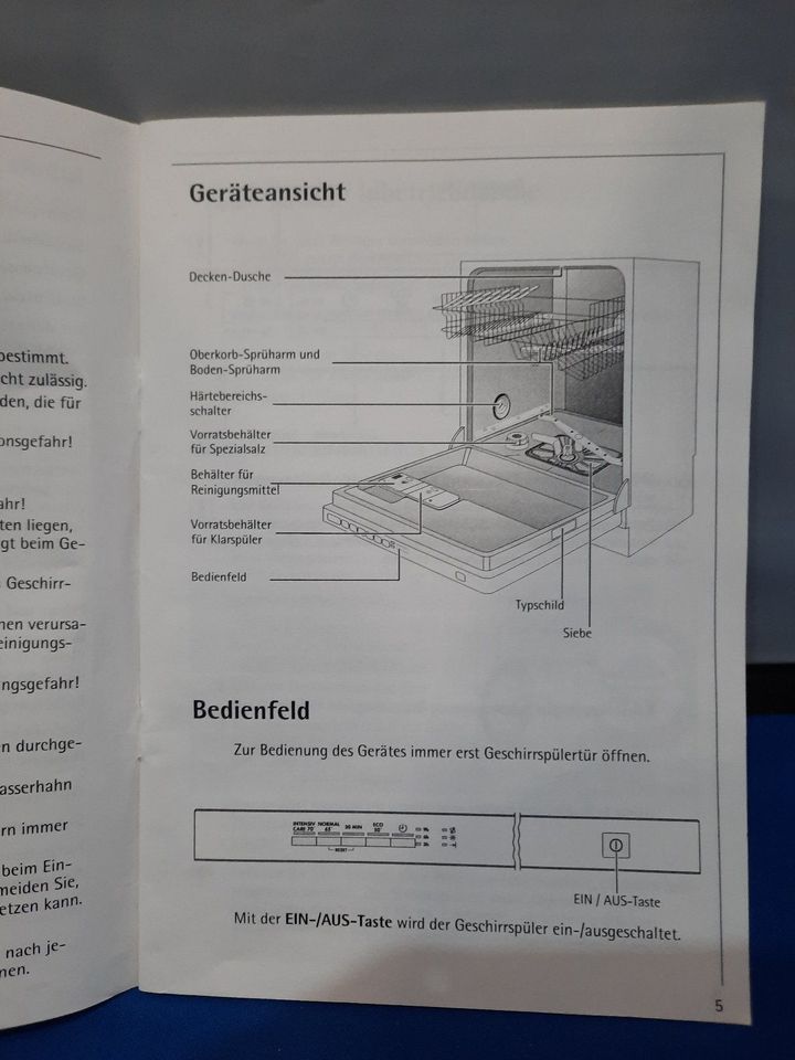 Spülmaschine Favorit 44070 Vi Ersatzteil AEG , Sieb, Sprüharm in Fahrenbach