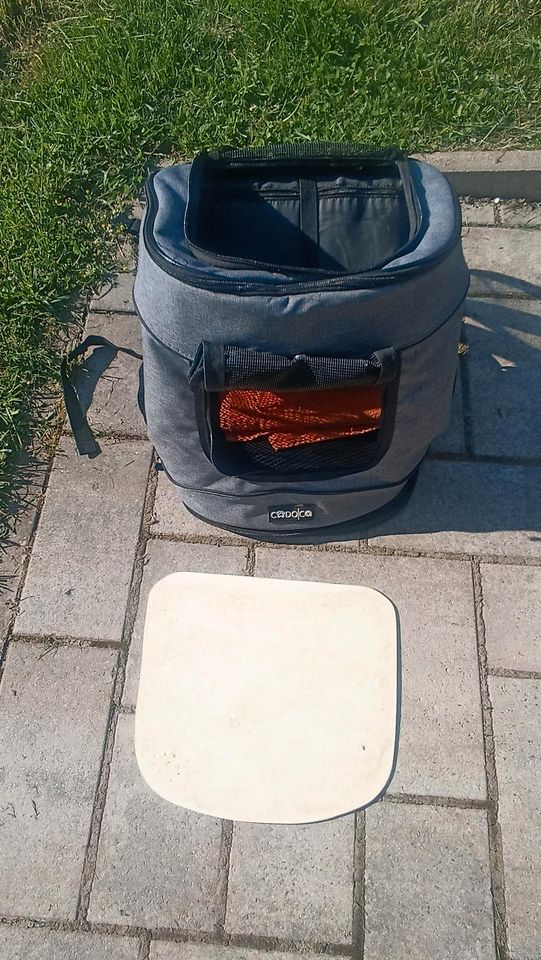 CADOCA Haustierrucksack mit  Stabilisator  für Hund oder Katze in Langenselbold