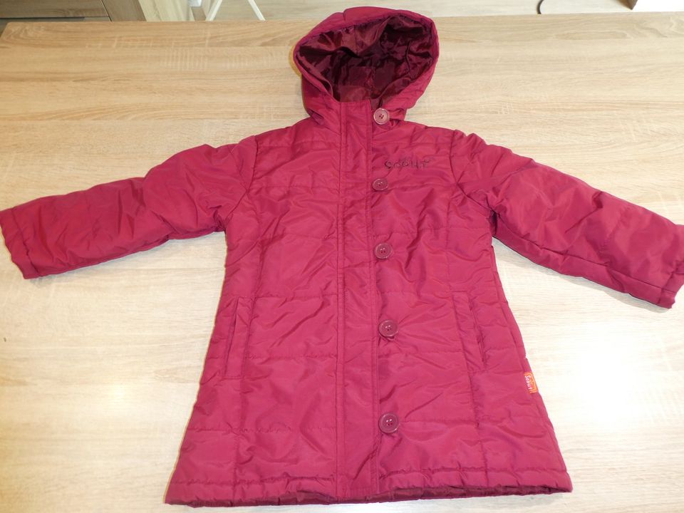 Jacke Steppjacke Steppmantel Mantel Winterjacke Gr. 110 Scout rot in Schiffweiler