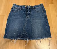 Jeansrock mit Perlen Bayern - Waal Vorschau