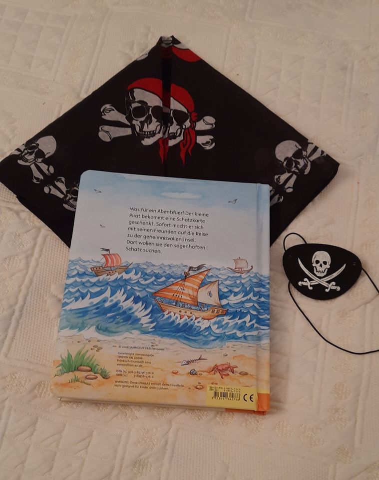 Piratenbuch Puzzlebuch Piratenbandana Piratenaugenklappe neu in Mechernich