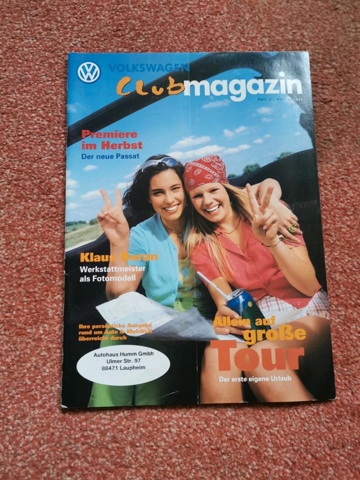 VW Volkswagen Club Magazin 3/96 in Balzheim