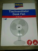 Großer originalverpackter 40 cm Tischventilator Bayern - Gilching Vorschau