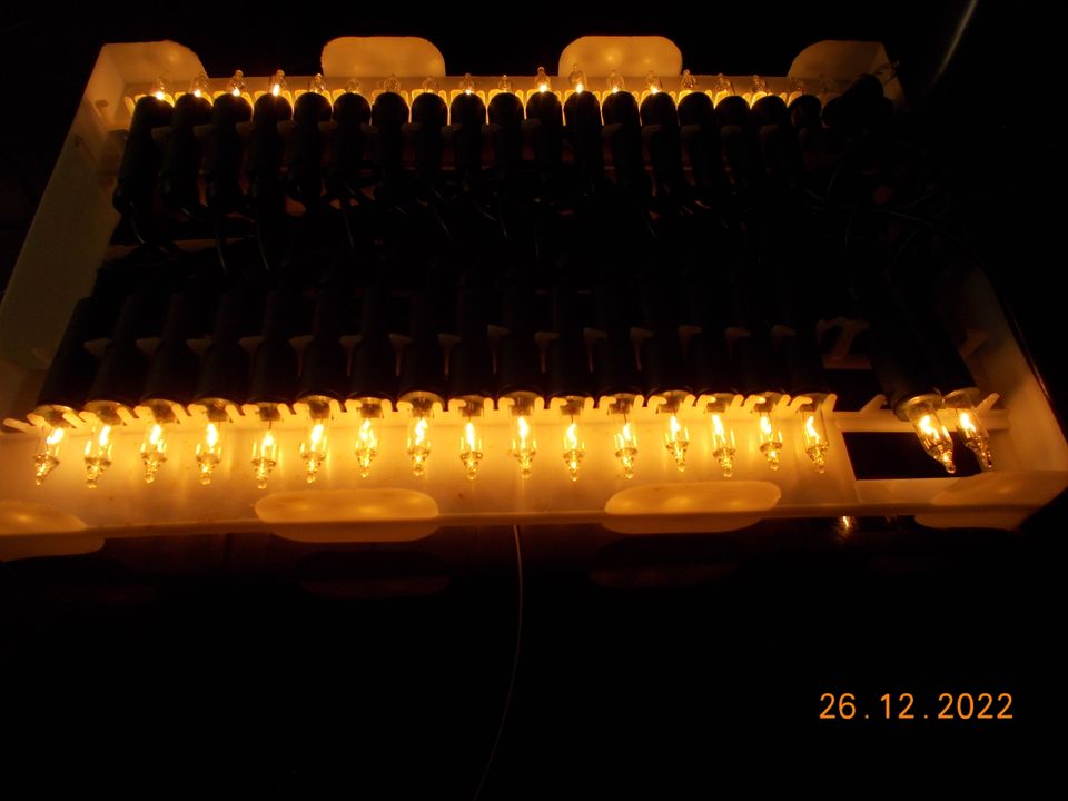 Lichterkette in weiss / 35 Lampen / 2 x vorhanden in Wiesbaden