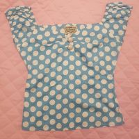 Polkadots Bluse_ Collectif _Gr.M_Damenbluse_Rockabilly Wuppertal - Elberfeld Vorschau