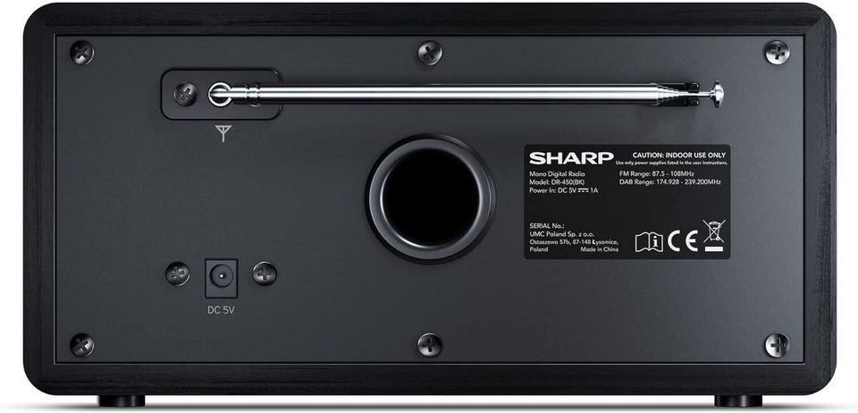 Sharp DR-450 (BK) Digital-Radio DAB DAB+ UKW FM RDS LCD Bluetooth in Nauen