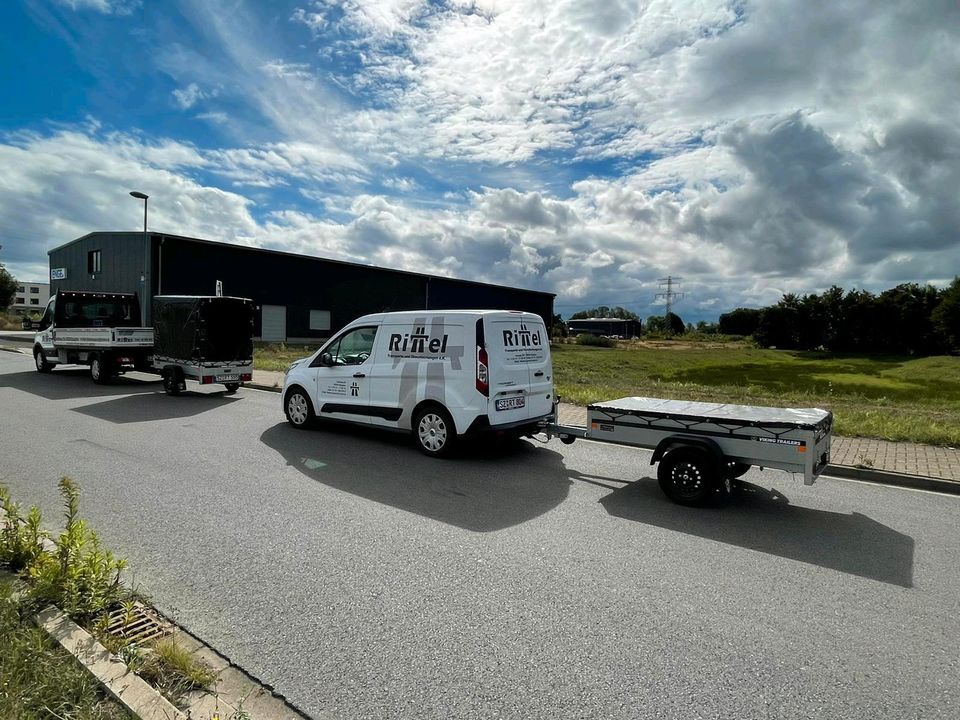 Vermietung  15€, geschl. Flach  Plane Anhänger 750kg in Salzgitter