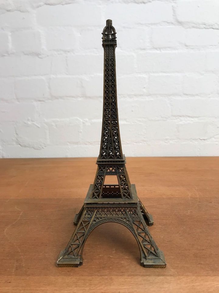 EIFFELTURM La Tour Eiffel 28cm Vintage Souvenir Metall 60er Paris in Hamburg