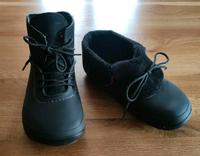 Crocs schwarz 41  M7 W9 Halbschuhe Leder Schnürschuhe selten Bayern - Mitterskirchen Vorschau