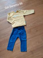 Set von Sanetta Jeans / Pullover Gr. 86 Bayern - Eschlkam Vorschau