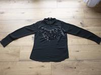 Schwarze Bluse mit Pailetten Body Flirt Größe 34 Cowboydesign NEU Hessen - Ebsdorfergrund Vorschau