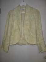 Blazer Struktur Boucle -hellgrün/creme- Zara Woman mit Leinen 38 Baden-Württemberg - Muggensturm Vorschau