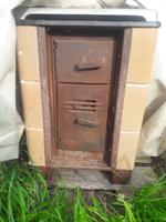 DDR Kachelofen Mini Garage Bauwagen Holz Kohle Ofen Deko Sachsen - Neißeaue Vorschau