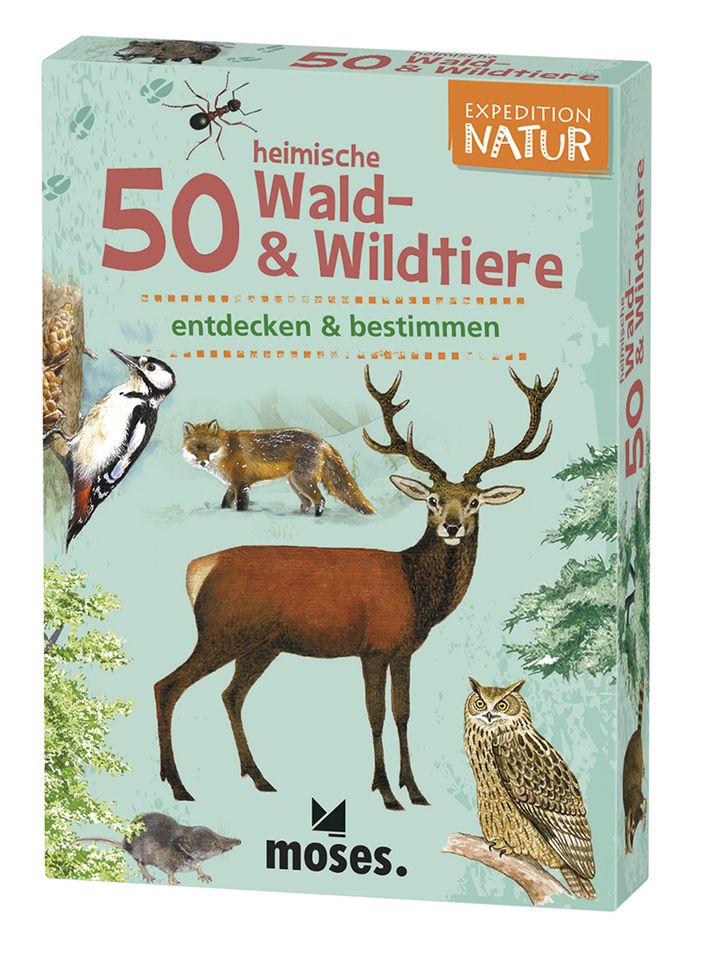 50 heimische Wald- & Wildtiere Expedition Natur Lernspiel 9739 in Salgen