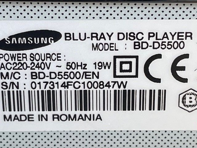 Samsung 3D Blu-Ray Player BD-D5500 in Lohr (Main)