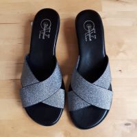 NEU Pantoletten / Sandalen Silber/Glitzer, Marke Venuti Baden-Württemberg - Heidelberg Vorschau