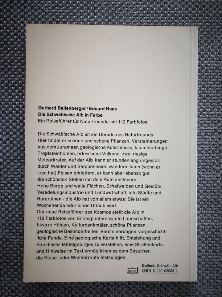 1973 Schwäbische Alb in Farbe Gerhard Ballenberger / Eduard Haas in Albstadt