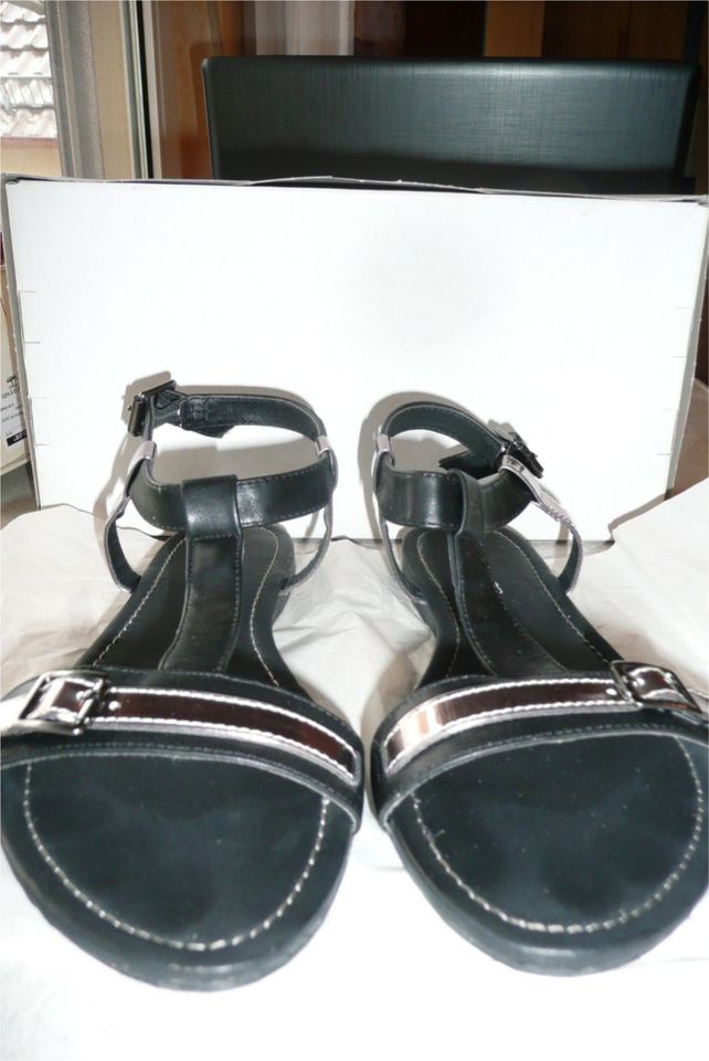 City Walk Sandalen Gr 40 schwarz /silber 1 - 2 x getragen schön in Hessen -  Usingen | eBay Kleinanzeigen ist jetzt Kleinanzeigen