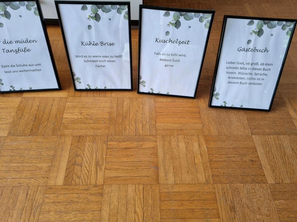 5 Din A4 Bilderrahmen z.b. für eine Hochzeit in Osnabrück