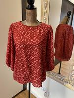 Zarte Bluse mit Punkten und 3/4-Arm Hessen - Bad Arolsen Vorschau