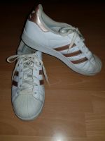 Adidas Superstar Größe 39 1/3 weiß/rosa Düsseldorf - Benrath Vorschau